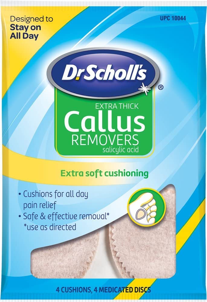 Dr. Scholl's Extra Thick Callus Removers 4 Cushions ea.(Packs of 6)