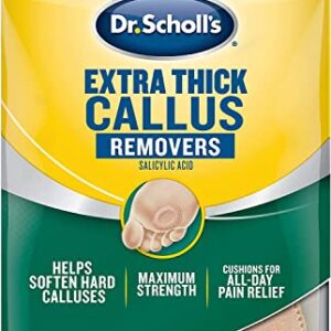 Dr. Scholl's Extra Thick Callus Removers 4 Cushions ea.(Packs of 2)