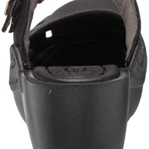 Dr. Scholl's Shoes Women's Dance On Clog, Black Snake, 8