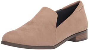 dr. scholl’s shoes women’s rate loafer, taupe, 8