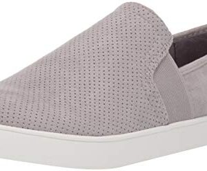 Dr. Scholl's Shoes womens Luna Sneaker, Grey Cloud Microfiber Perforated, 8 US