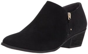 dr. scholl’s shoes womens brief -ankle ankle boot, black microfiber suede, 8 us