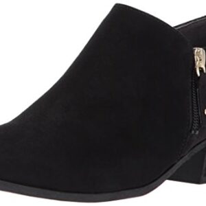 Dr. Scholl's Shoes womens Brief -Ankle Ankle Boot, Black Microfiber Suede, 8 US