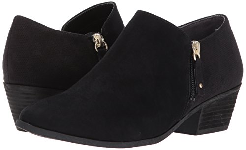 Dr. Scholl's Shoes womens Brief -Ankle Ankle Boot, Black Microfiber Suede, 8 US