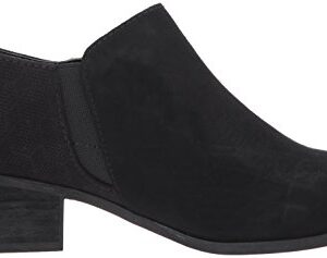 Dr. Scholl's Shoes womens Brief -Ankle Ankle Boot, Black Microfiber Suede, 8 US