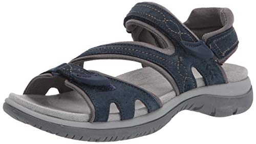 Dr. Scholl's Shoes Women's Adelle Sandal, Navy, 8 US