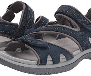 Dr. Scholl's Shoes Women's Adelle Sandal, Navy, 8 US