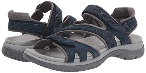 Dr. Scholl's Shoes Women's Adelle Sandal, Navy, 8 US