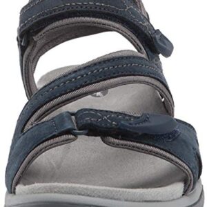 Dr. Scholl's Shoes Women's Adelle Sandal, Navy, 8 US