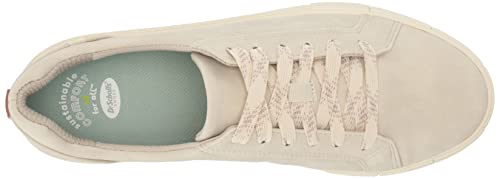 Dr. Scholl's Shoes Women's Happiness Sneaker, Tofu White Synthetic, 8.5