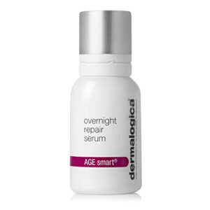dermalogica overnight repair serum anti-aging peptide face serum – reduces appearance of fine lines, renews resilience & boosts luminosity, 0.5 fl oz