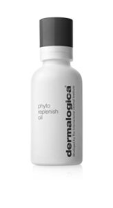 dermalogica phyto replenish oil (1.0 fl oz) fast-absorbing smoothing face oil for dewy skin – hydrates to smooth fine lines, strengthen, & shield skin