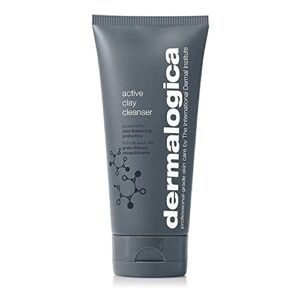 dermalogica active clay cleanser (5.1 fl oz) face wash – purifies pores and absorbs excess oils and impurities for smooth, revitalized skin