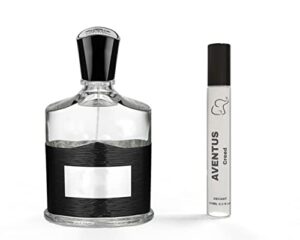 equivalence perfume sample vial of aventus extrait de parfum spray, 0.3 fl oz long lasting daily 10-14 hours perfume oil concentrated spray for men, women, – decant
