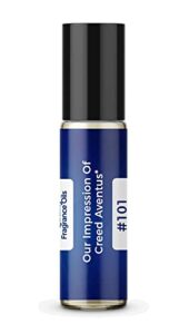 quality fragrance oils’ impression #101 compatible with aventus for men (10ml roll on)
