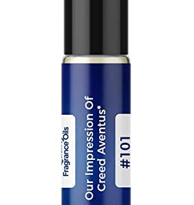 Quality Fragrance Oils' Impression #101 Compatible with Aventus for Men (10ml Roll On)