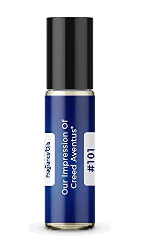 Quality Fragrance Oils' Impression #101 Compatible with Aventus for Men (10ml Roll On)