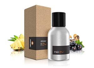 original nitro musk version of creed aventus for men, no. 24, 1.5oz of pure concentrated oil cologne, cologne for men, ingeniously crafted with the finest ingredients by musk & hustle in the u.s.