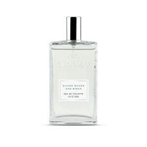 cremo silver water & birch cologne spray, a crisp scent with notes of forest moss, lavender and white birch, 3.4 fl oz