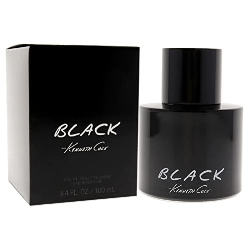 Kenneth Cole Black Eau de Toilette Body Spray Cologne for Men, 3.4 Fl. Oz.