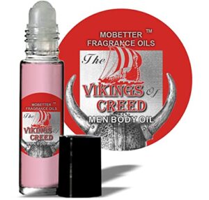 the vikings of creed men cologne body oil 1/3 oz roll on by mobetter fragrance oils