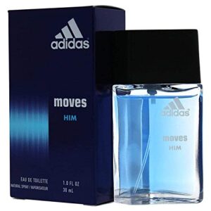 adidas moves for men eau de toilette spray, 1 fl oz