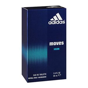 Adidas Moves For Men Eau De Toilette Spray, 1 Fl Oz