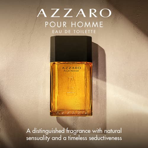 Azzaro Pour Homme Eau de Toilette — Mens Cologne — Fougere, Aromatic & Woody Fragrance, 6.7 Fl Oz