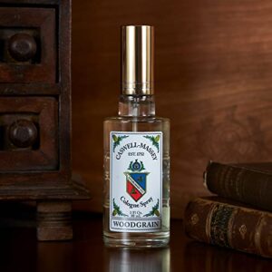Caswell-Massey Gold Cap Sandalwood Cologne Spray, Scents of Sandalwood, Cedarwood & Clove, Fragrance For Men & Women, Made In The USA, 3 Oz