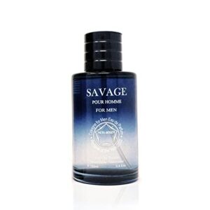 META-BOSEM Savage Extrait De Parfum Natural Spray Cologne for Men, Wonderful Fragrance Gift, Masculine Scent, for all Skin Types, 3.4 Fluid Ounce/100 Ml