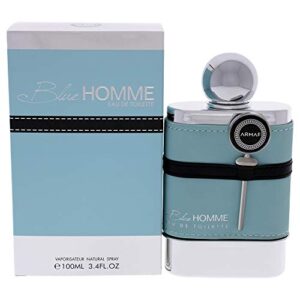 armaf blue homme eau de parfum spray men 3.4 oz