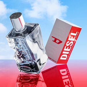 D by Diesel Refillable Eau de Toilette Spray for Everyone – Men and Women – Ginger Extract, Denim Cotton Accord, Vanilla Bourbon Extract, Lavender Heart, 1.7 Fl. Oz.
