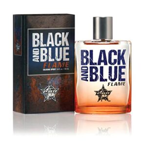 tru western pbr black and blue flame men’s cologne, 3.4 fl oz (100 ml) – sporty, clean, fresh