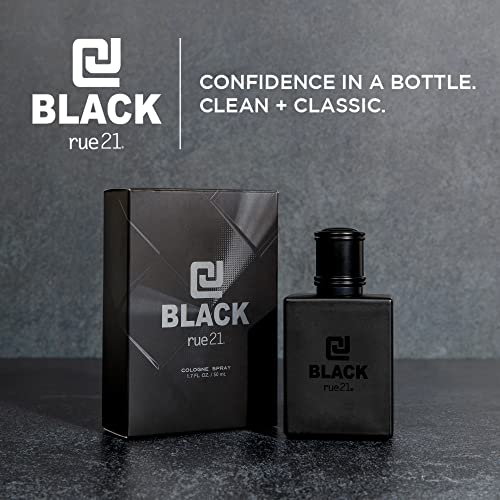 Rue 21 CJ Black Men's Cologne Spray - 1.7 fl oz (50 ml)