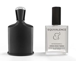 equivalence of green irish tweed extrait de parfum (1.7 fl oz) – long lasting 12-14 hours perfume oil concentrated spray for men, women, all skin types – 99% same fragrance
