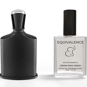 Equivalence of Green Irish Tweed Extrait de Parfum (1.7 fl oz) - Long Lasting 12-14 Hours Perfume Oil Concentrated Spray for Men, Women, All Skin Types - 99% Same Fragrance