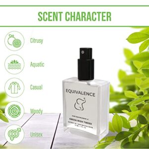 Equivalence of Green Irish Tweed Extrait de Parfum (1.7 fl oz) - Long Lasting 12-14 Hours Perfume Oil Concentrated Spray for Men, Women, All Skin Types - 99% Same Fragrance