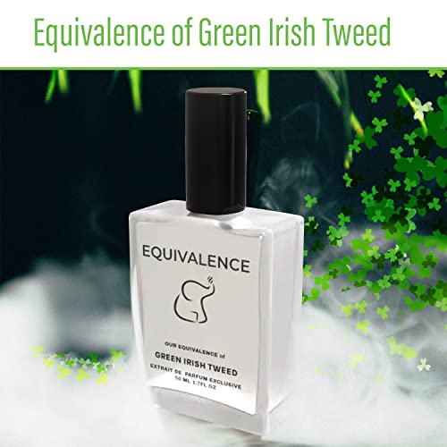 Equivalence of Green Irish Tweed Extrait de Parfum (1.7 fl oz) - Long Lasting 12-14 Hours Perfume Oil Concentrated Spray for Men, Women, All Skin Types - 99% Same Fragrance