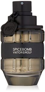 viktor and rolf spicebomb eau de toilette spray for men, 1.7 ounce