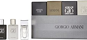 Armani 5 Piece Set For Men (Code 4ml/Diamonds 4ml/Adg 5ml/Green 7ml/Adg Profumo 5ml)