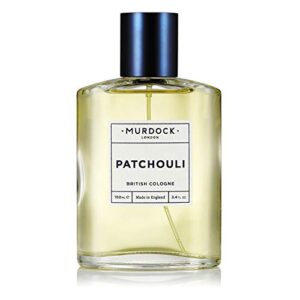 murdock london patchouli cologne| heady, spicy, british bohemian | cardamom and jasmine with spicy base notes | made in england | 3.4 oz