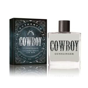 tru western cowboy gunslinger men’s cologne, 3.4 fl oz (100 ml) – warm, fresh, bold