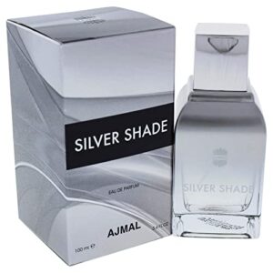 Ajmal Silver Shade 3.4 oz Eau De Parfum Spray For Menfree vials