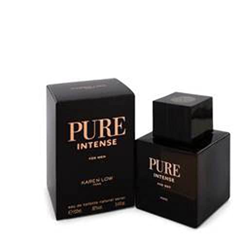 Pure Intense 3.4 Oz Eau De Toilette Spray By Karen Low New In Box For Men