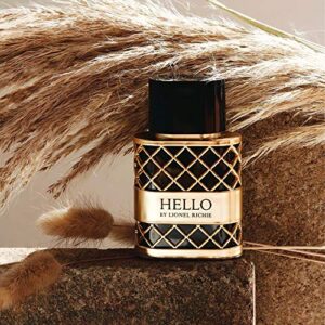 Lionel Richie Hello For Men - Classic Yet Adventurous, Effortlessly Seductive Eau De Toilette For Him - Refreshing Fougère Blend With Warm, Amber Notes - Intense, Long Lasting Fragrance - 1 oz