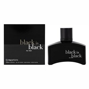 spectrum perfumes black is black eau de toilette spray for men, 3.4 ounce