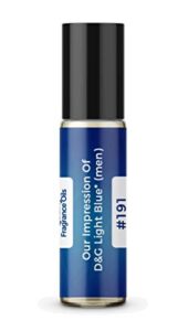 quality fragrance oils’ impression of light blue for men (10ml roll on)