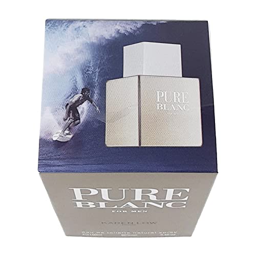 Karen Low Pure Blanc 3.4 OZ EDT Spray Mens New