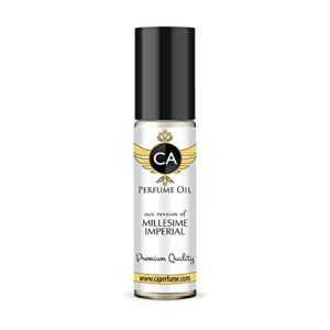 ca perfume impression of millesime imperial for women & men replica fragrance body oil dupes alcohol-free essential aromatherapy sample travel size concentrated long lasting roll-on 0.3 fl oz/10ml