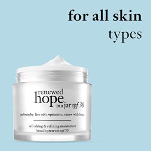 philosophy renewed hope in a jar - moisturizer - spf 30, 2 oz